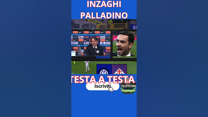 INZAGHI PALLADINO TESTA A TESTA DOPO INTER FIORENTINA 2-1: "PARTITA TRUCCATA!" VAR VERGONOSO!"