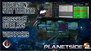 How to setup Recursion Stat Tracker | Crosshair Overlay for Planetside 2!