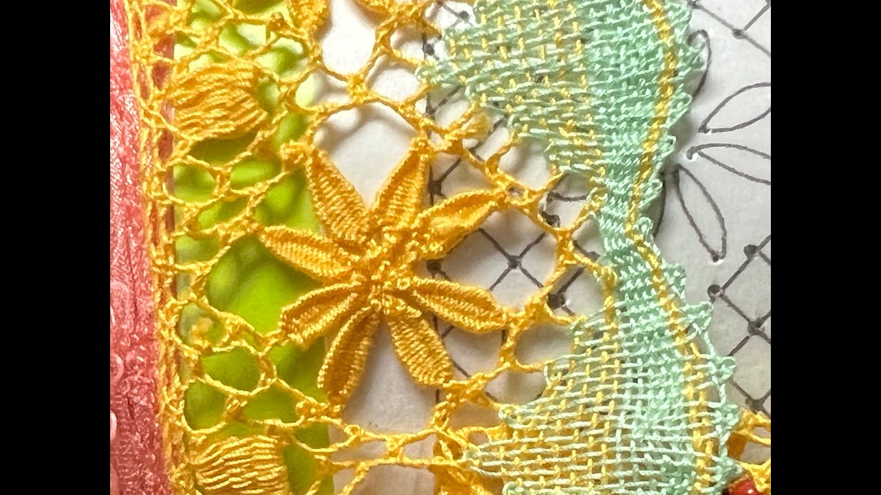 Tejido en Mundillo: Margarita de 8 Pétalos (Precauciones al hacer el pétalo de la Margarita)