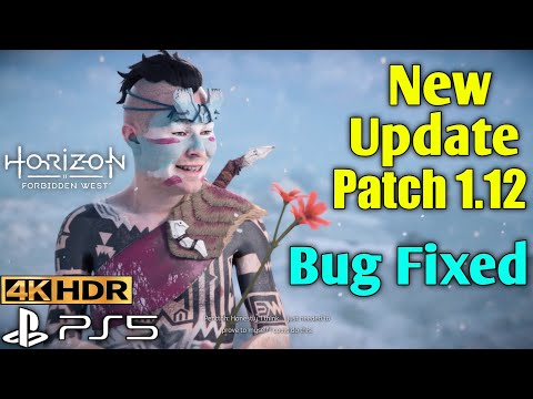 A Soldier's March Bug Fixed - Horizon Forbidden West Update 1.12 Patch PS5 Gameplay 4K 60FPS HDR