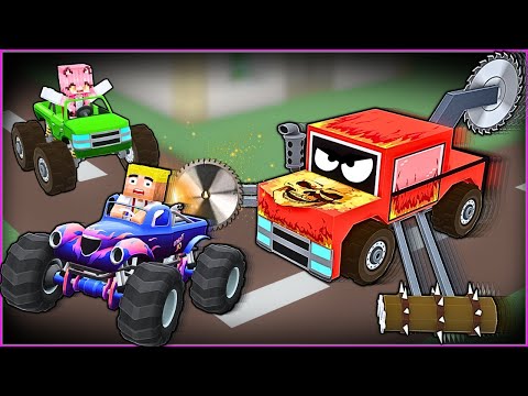 A MONSTER TRUCK HAS COME TO OUR CITY! 😱 - Minecraft