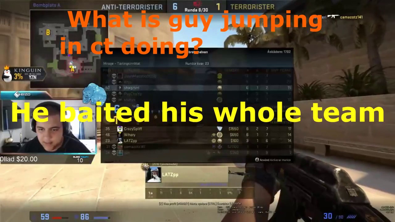 CSGO Oddshots #2 [Summit1g, YZN, Anomaly] - YouTube