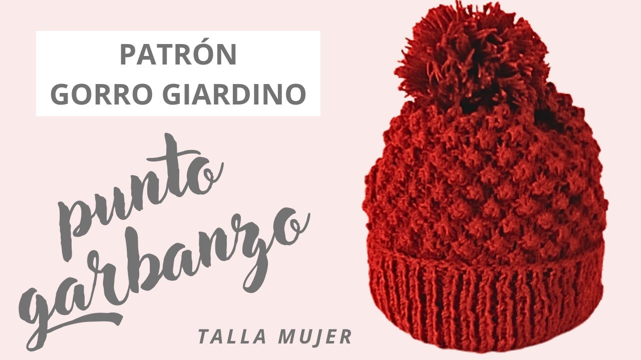 de TEJIDO a DOS AGUJAS 💖|| Gorro Giardino || - YouTube