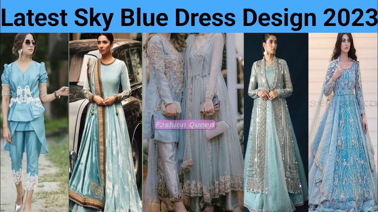 Buy Sky Blue Heavy Designer Embroidered Party Wear Gown Style Anarkali Suit  | Anarkali Suits