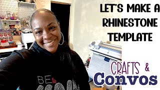 Crafts & Convos | Make a Rhinestone Template with Cricut Venture and Siser Romeo | StarCraft Create