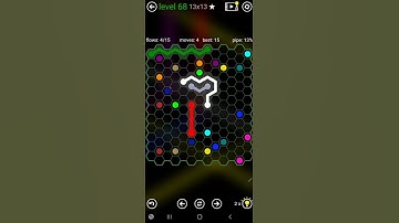 How To Solve Flow Free Hexes Jumbo Rainbow Pack Level 68 Board Walk Through Solution Walkthrough