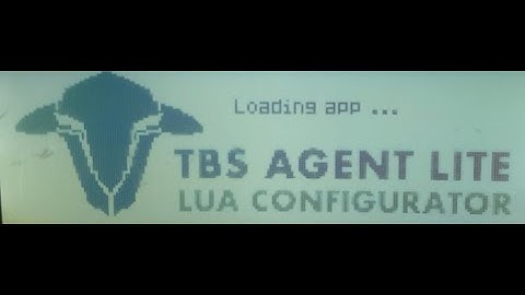 TBS AGENT LITE на taranis x9d plus