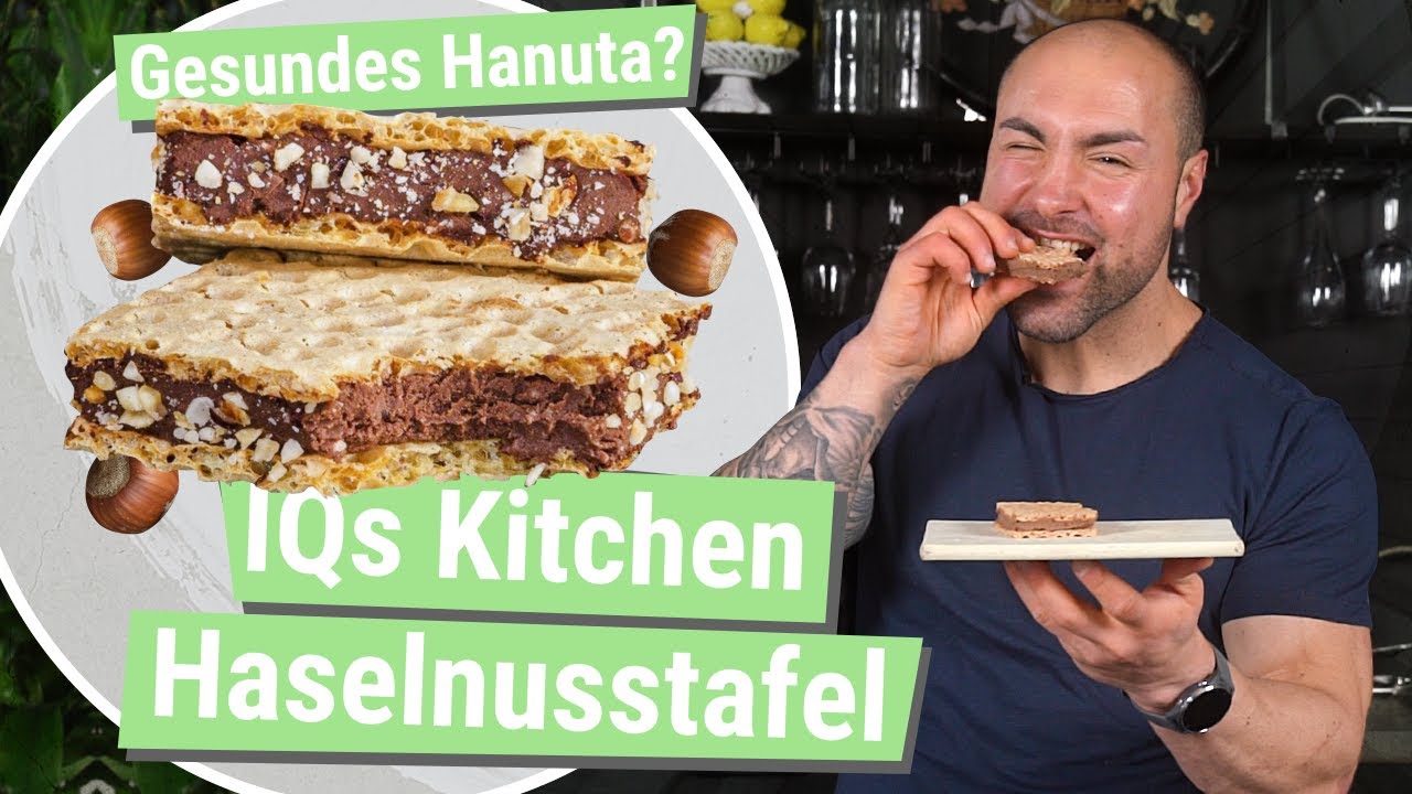 Gesunde Haselnusstafel | Kalorienarmer Schoko Snack