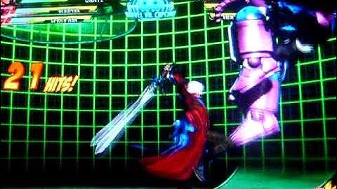 Marvel VS Capcom 3: Dante combo 4 *Style* (No Transform, No Xfactor, No assists)