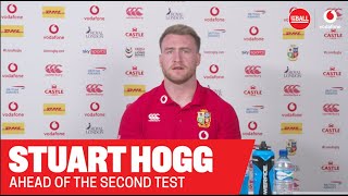Stuart Hogg | 'We haven't seen Rassie's video' | Respecting referees | Second test pressrue screenshot 4