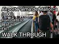 Airport Palma de Mallorca 07-2020 - from Gate to Belt to Exit - walk through (PMI)