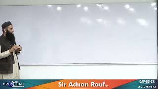 CAF 6 SIR ADNAN RAUF LECTURE 85 A1