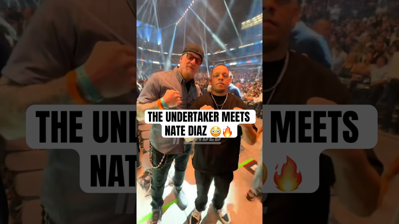 The Undertaker Meets Nate Diaz 😳🔥 