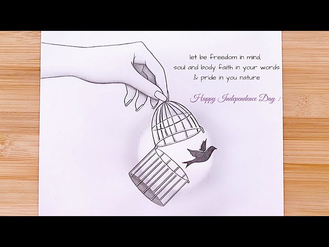 Freedom Rides Simple Drawing Freedom Drawing Easy With Pencil