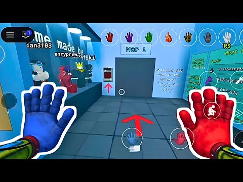 GRABPACK TEST 1! | ROBLOX - A GRABPACK TEST [HUGGY WUGGY] (Map 1)
