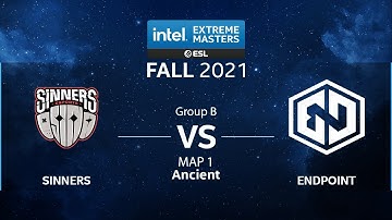 CS:GO - SINNERS vs. Endpoint [Ancient] Map 1 - IEM Fall 2021 - Group B - EU