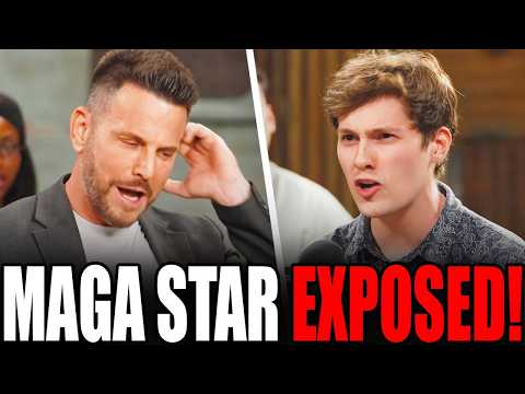 Thumbnail for Watch MAGA Star’s FACE as He GETS WHAT HE DESERVES in Debate!