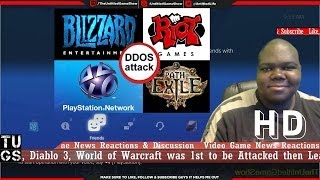 PSN Down on PS3, PS4, PS Vita DDOS Attack Blizzard, League of Legends & Path of Exile also Attacked