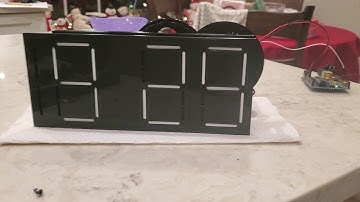 Mechanical 3D Printed "Digital" Clock