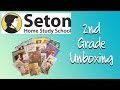 Unboxing seton home study school grade 2