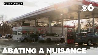 City shuts down gas station