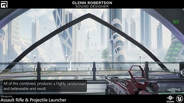 Glenn Robertson | Sound Design & Implementation Showreel | Unreal Engine & Wwise | July 2022