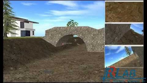 Oktokopter simulation with V-REP