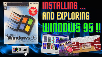 Installing & Exploring Microsoft Windows 95!!