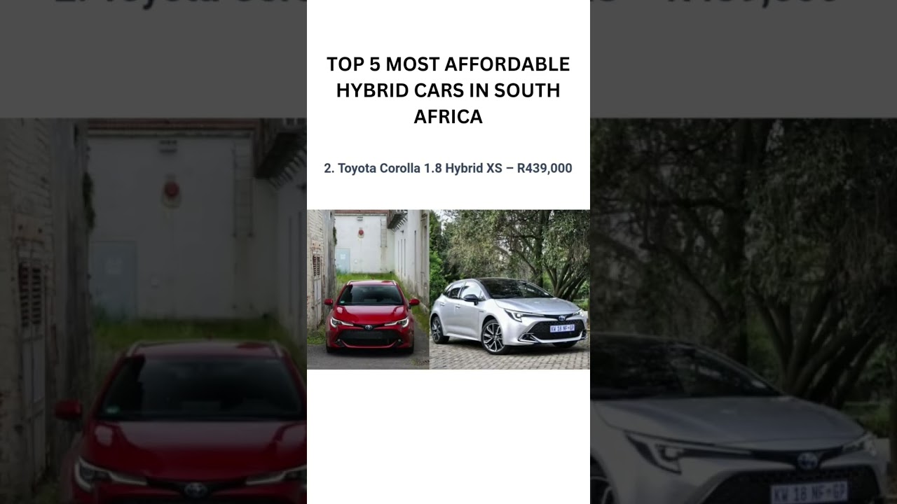 Top 5 Most Affordable Hybrid Cars In South Africa