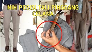 POSISI TALI PINGGANG YG IDEAL