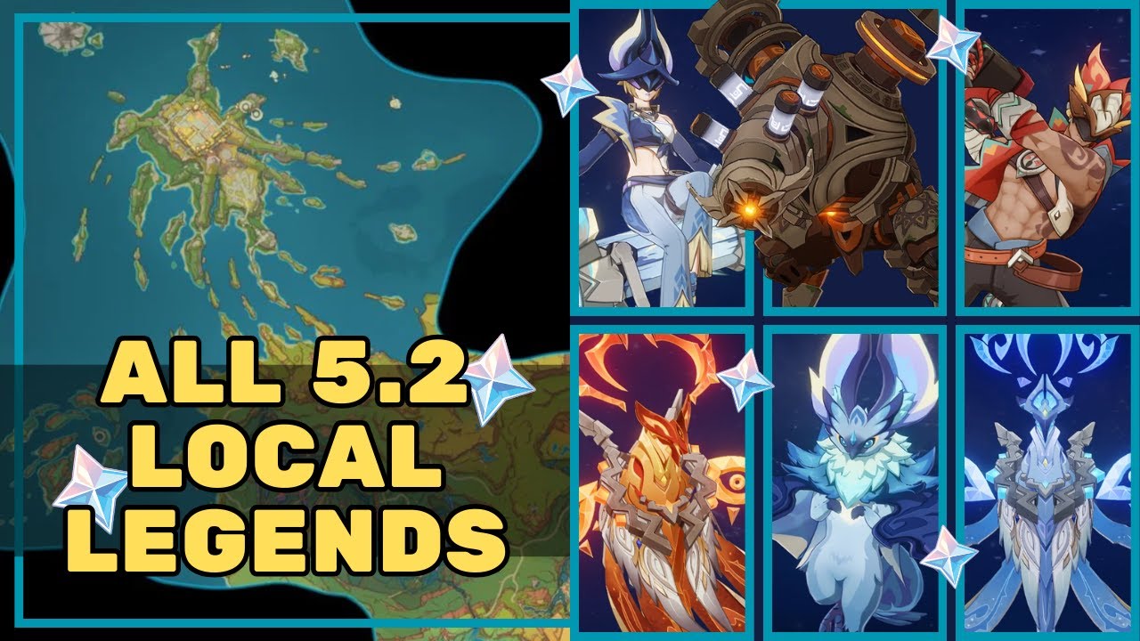 All local legends patch 5.2 | Genshin Impact - YouTube