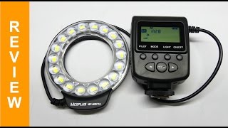 MCOPLUS MP-MRF18 LED LIGHT RING FLASH REVIEW & HOW TO USE