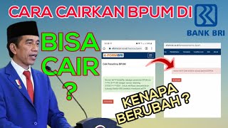 Cara pencairan BPUM di BRI terbaru 2022