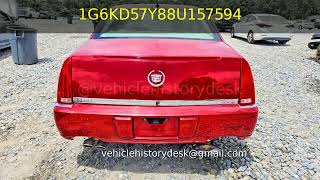 CADILLAC DTS 2008 - 1G6KD57Y88U157594
