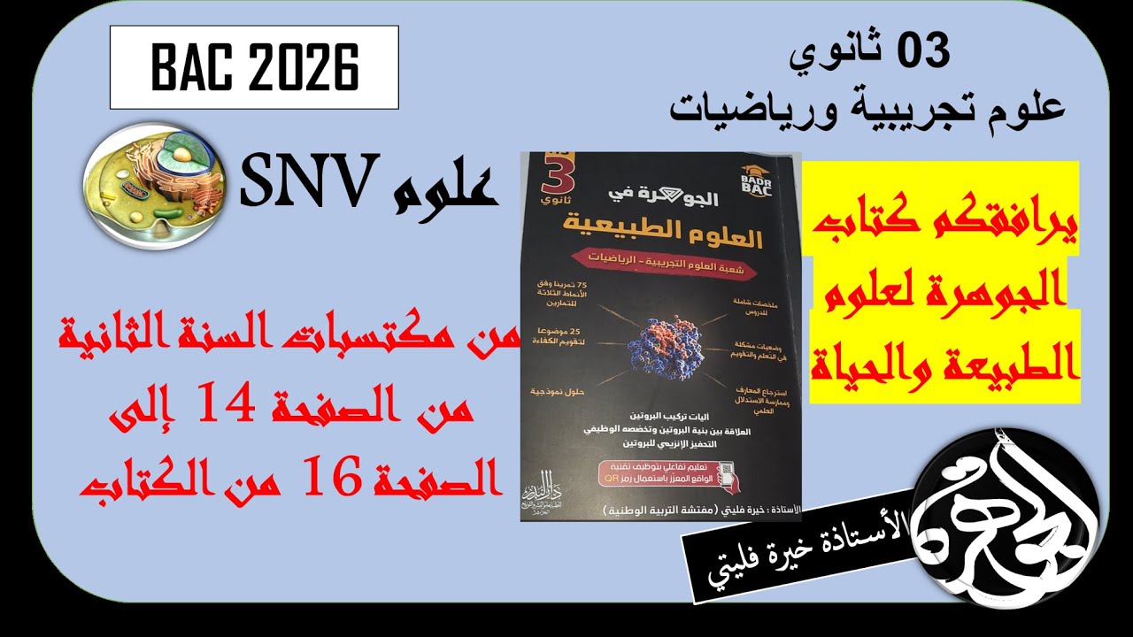 باك 2026 تذكير بمكتسبات السنة الثانية حسب المنهاج