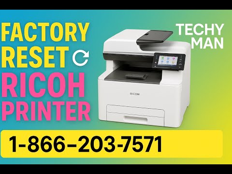 How to Factory Reset Ricoh Printer | Step by Step Guide (Techy Man)