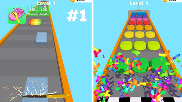 SharpenKnifeRun - New Release - Hyper Hybrid Casual - Gameplay Walkthrough (iOS & Android)