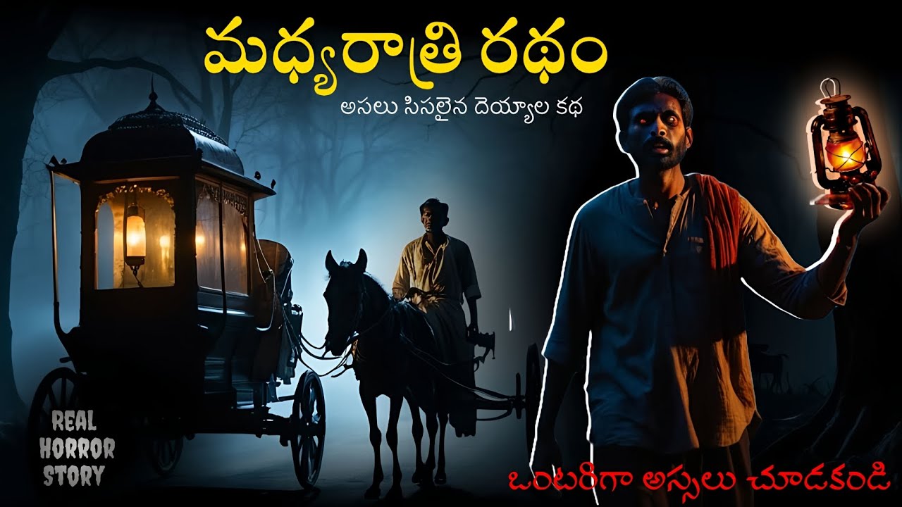 MIDNIGHT BUGGY 🐎 A Telugu Real Horror Thrilling Creepy Ghost Story In ...