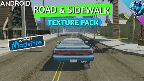 ROAD & SIDEWALK TEXTURE PACK ANDROID | GTA SA MODS FOR ANDROID | ROAD TEXTURE SIDEWALK  TEXTURE