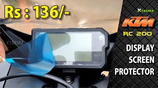 Erodian Meter Screen Protector For Ktm Rc 200 Bs6 2022 Model Bike Accessories Wholesale