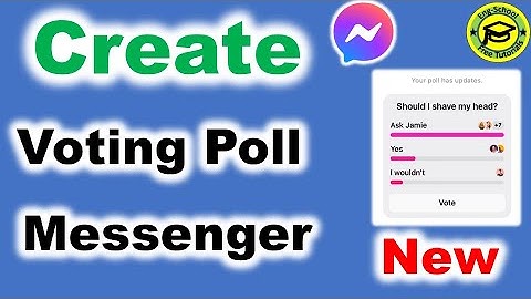 How To Create A Poll On Messenger | Make Poll In Facebook Messenger Group Chat
