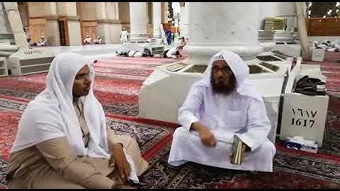 محمد إبراهيم الفقيه تلاوة على الشيخ محمد قناعي في المسجد النبوي
