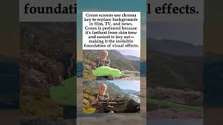 Why Green Screens Are Green: The Tech Behind the Magic #GreenScreen #VisualEffects #ChromaKey