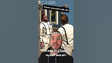 How to clone yourself with AI and drag it into Spatial 👽 #unity #spatial #ai