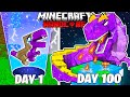 I Survived 100 Days as a COSMIC DINOSAUR in HARDCORE Minecraft image