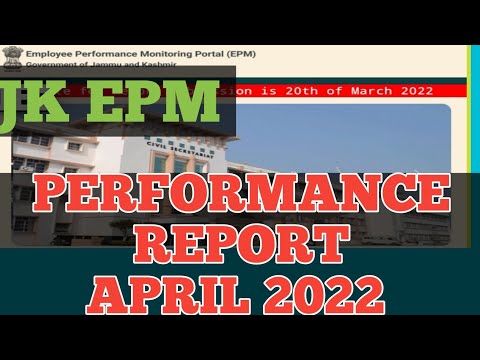 How to submit monthly performance report | April 2022 | #jkepm #epm portal