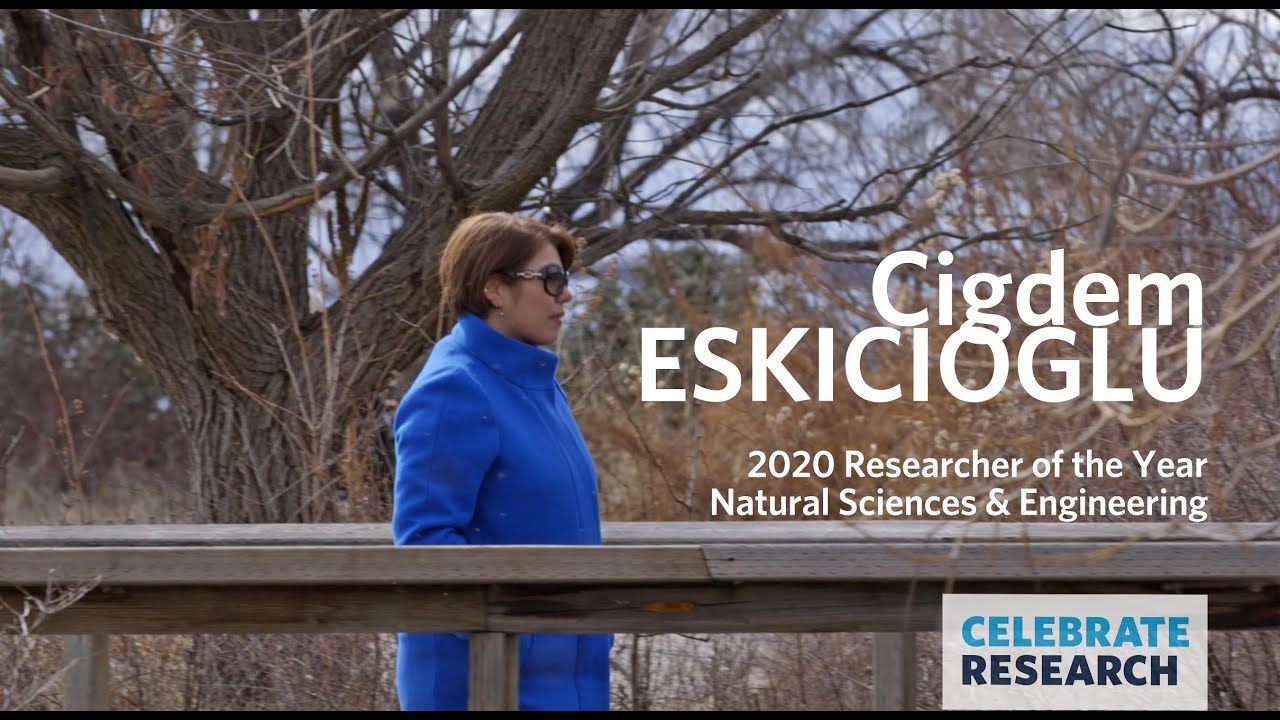 Cigdem Eskicioglu - 2020 Researcher of the Year Natural Sciences and ...