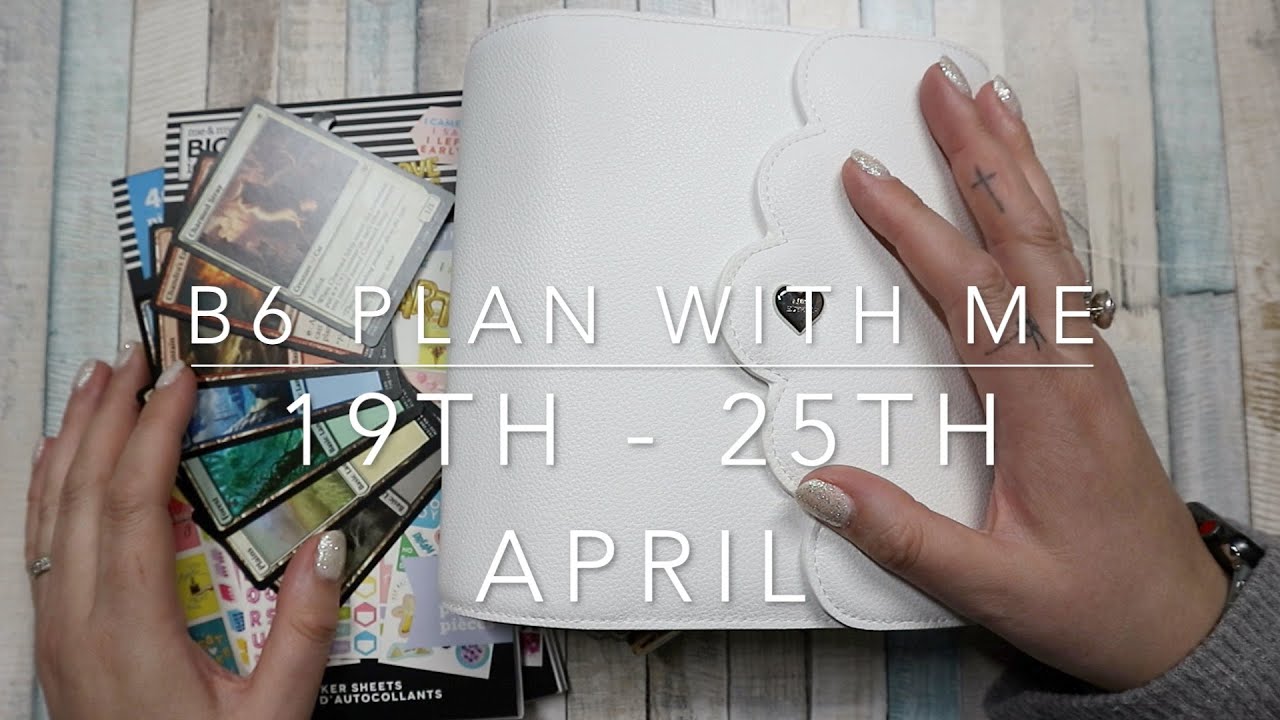 PLAN WITH ME | 19TH - 25TH APRIL 2021 | B6 RINGS | FEATURING NINJA MOUSE!