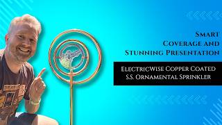 The Most Beautiful Way to Water? 🌷 ElectricWise Copper Sprinkler Review