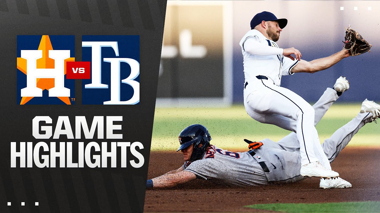 Astros vs. Rays Game Highlights (5/19/25) | MLB Highlights